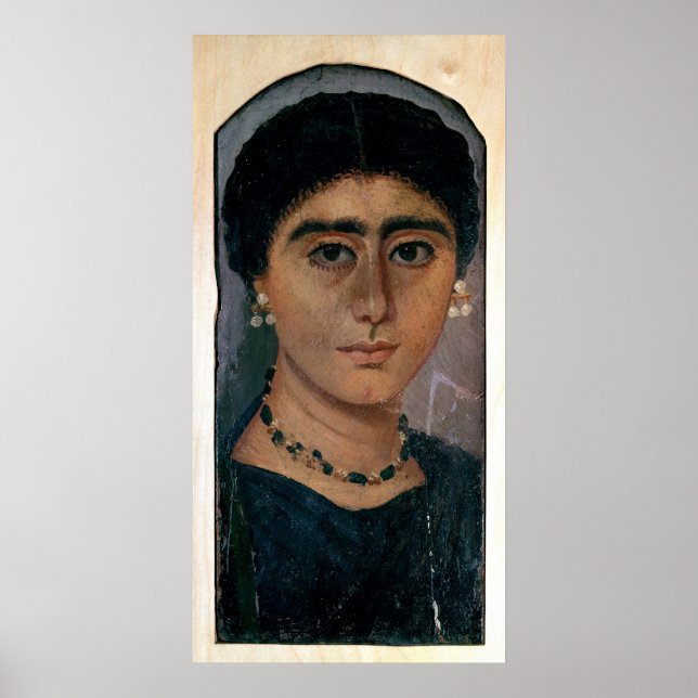 Portrait of a woman, from Fayum, 1st-4th century Poster (Front)