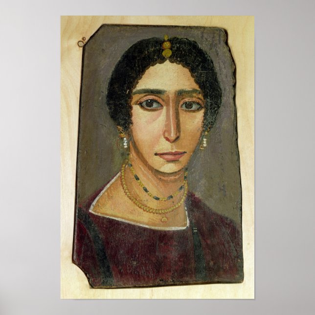 Portrait of a woman, from Fayum, 1st-4th century Poster (Front)