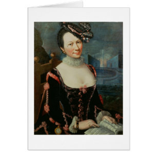 Portrait of a Woman Holding a Musical Score