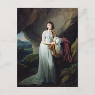 Portrait of a Woman in a Cave Postcard
