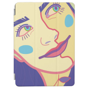 portrait of a woman iPad air cover