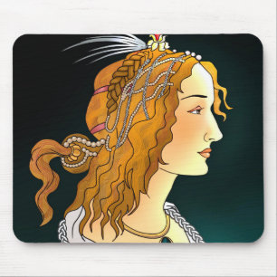 Portrait of a Woman Mouse Pad