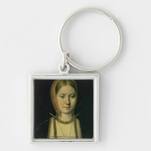 Portrait of a woman, possibly Catherine of Aragon Key Ring