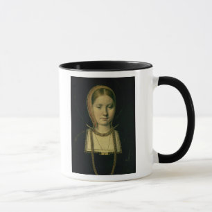 Portrait of a woman, possibly Catherine of Aragon Mug