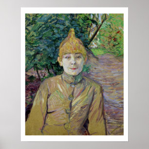 Portrait of a woman, possibly the French dancer Lo Poster