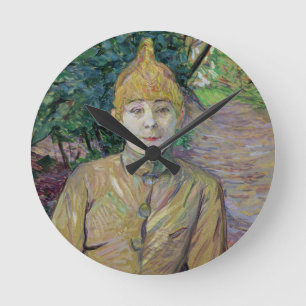 Portrait of a woman, possibly the French dancer Lo Round Clock