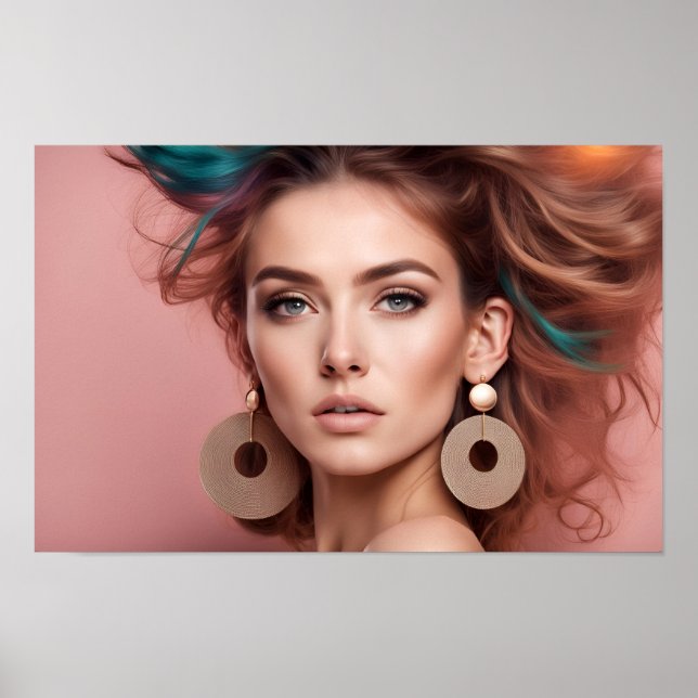 portrait of a woman	 poster (Front)