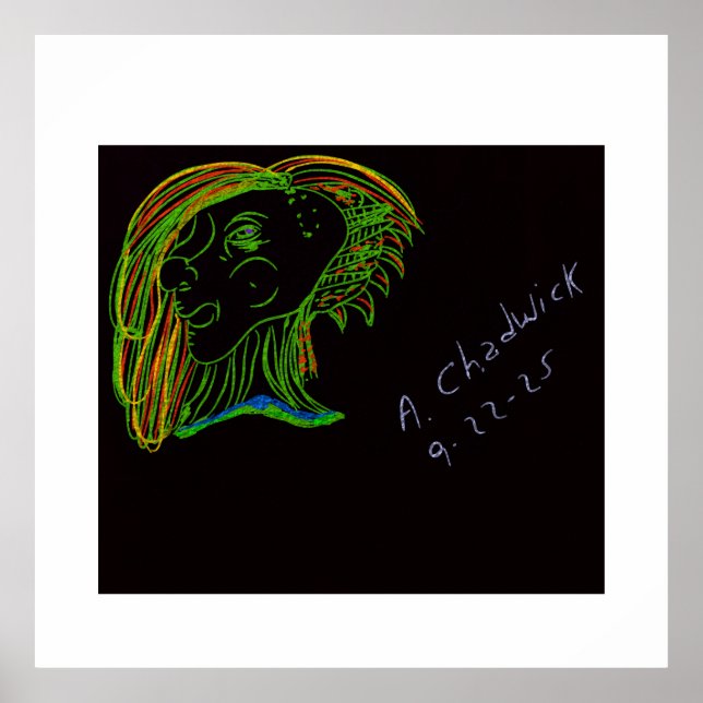 Portrait of a Wood Nymph  Poster (Front)