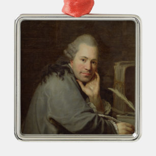 Portrait of a Writer, 1772 Metal Ornament
