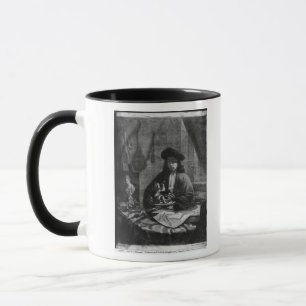 Portrait of a Young Artist, engraved by Mug