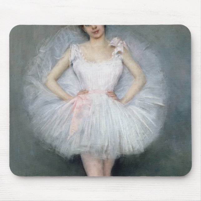 Portrait of a Young Ballerina Mouse Pad (Front)