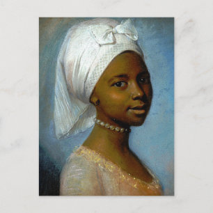 Portrait of a Young Black Woman Classic Art Postcard