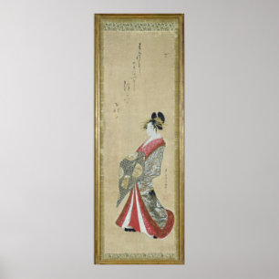 Portrait of a young courtesan poster