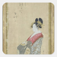 Portrait of a young courtesan