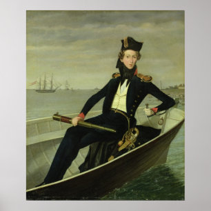 Portrait of a Young Danish Naval Officer, 1841 Poster