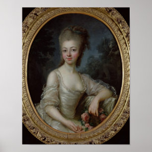 Portrait of a Young Girl, 1775 Poster