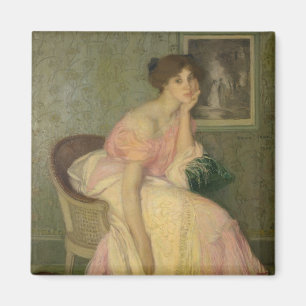 Portrait of a Young Girl, 1906 Magnet