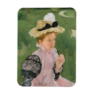 Portrait of a Young Girl, circa 1899 Magnet