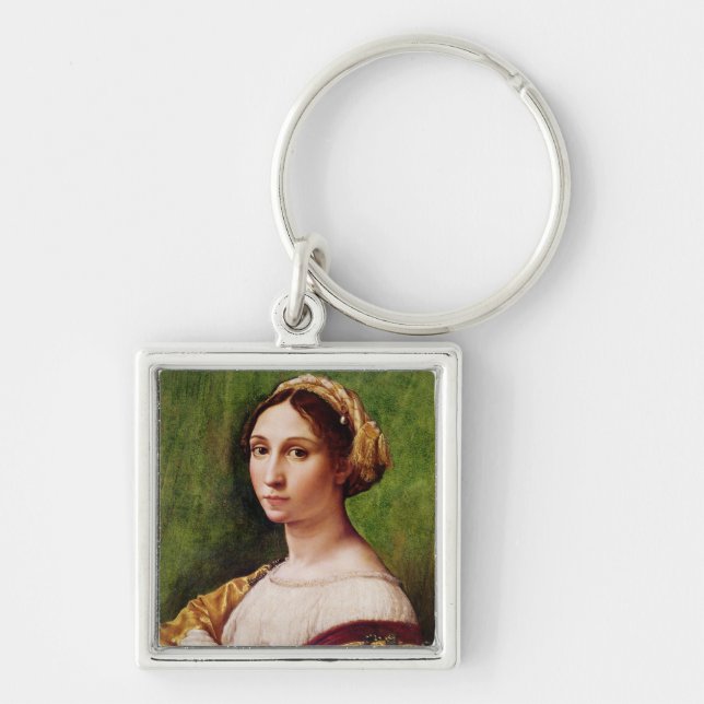 Portrait of a Young Girl Key Ring (Front)