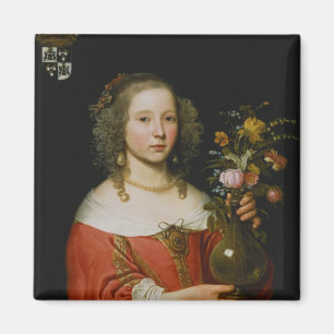 Portrait of a Young Girl Magnet
