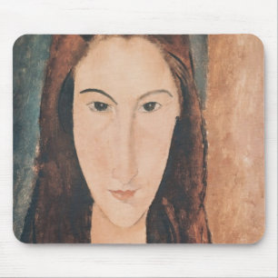 Portrait of a Young Girl Mouse Pad