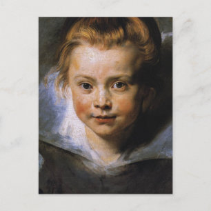 Portrait of a Young Girl Postcard