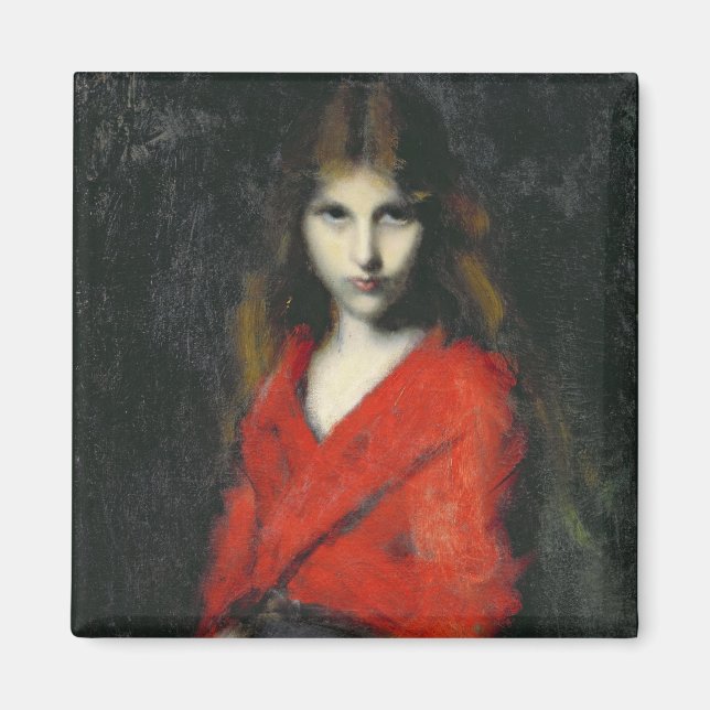 Portrait of a Young Girl, The Shiverer Magnet (Front)