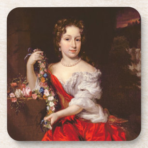 Portrait of a Young Lady (oil on canvas) Coaster