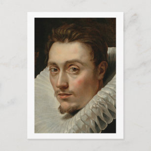Portrait of a Young Man by Rubens Postcard