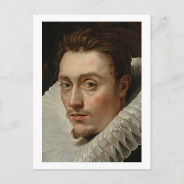 Portrait of a Young Man by Rubens Postcard (Front)