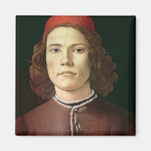 Portrait of a Young Man, c.1480-85 Magnet