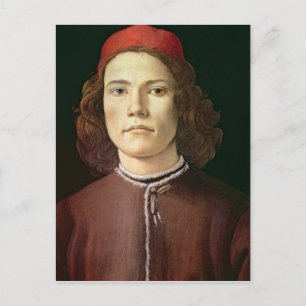 Portrait of a Young Man, c.1480-85 Postcard