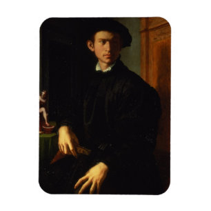 Portrait of a young man, c.1532-40 (oil on panel) magnet