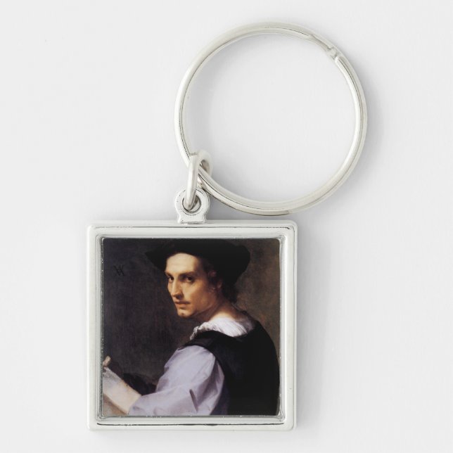 Portrait of a Young Man Key Ring (Front)