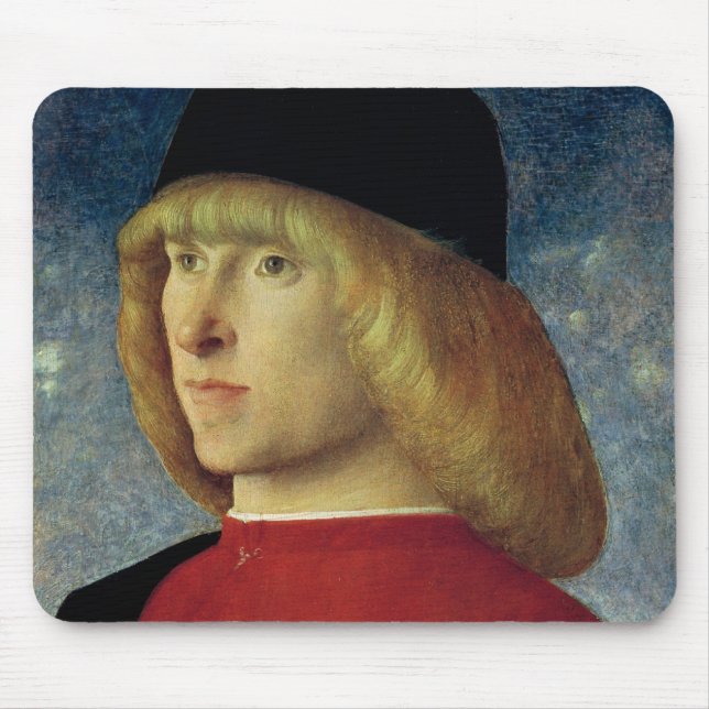 Portrait of a Young Senator, 1485-90 Mouse Pad (Front)