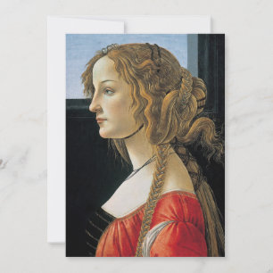 Portrait of a Young Woman by Botticelli