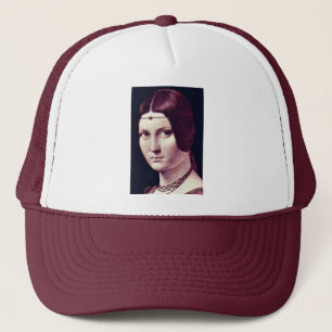 Portrait Of A Young Woman (La Belle Ferronière) B Trucker Hat