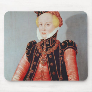 Portrait of a Young Woman Mouse Pad