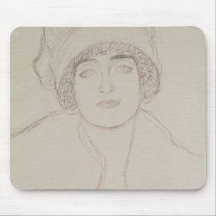 Portrait of a Young Woman Mouse Pad