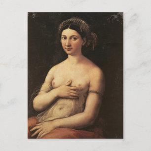 Portrait of a Young Woman postcard
