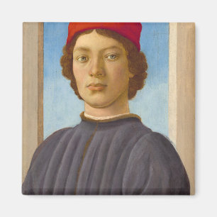 Portrait of a Youth, 1485 by Filippino Lippi Magnet