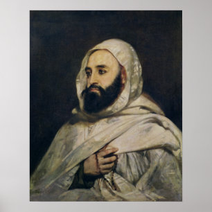 Portrait of Abd el-Kader Poster