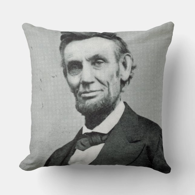 Portrait of Abe Lincoln 1 Cushion (Front)