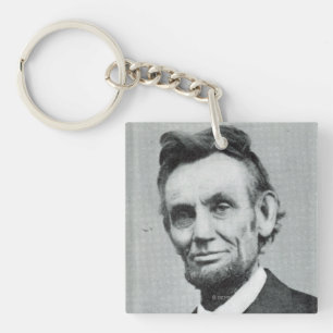 Portrait of Abe Lincoln 1 Key Ring
