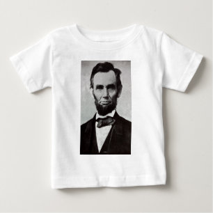 Portrait of Abe Lincoln 2 Baby T-Shirt