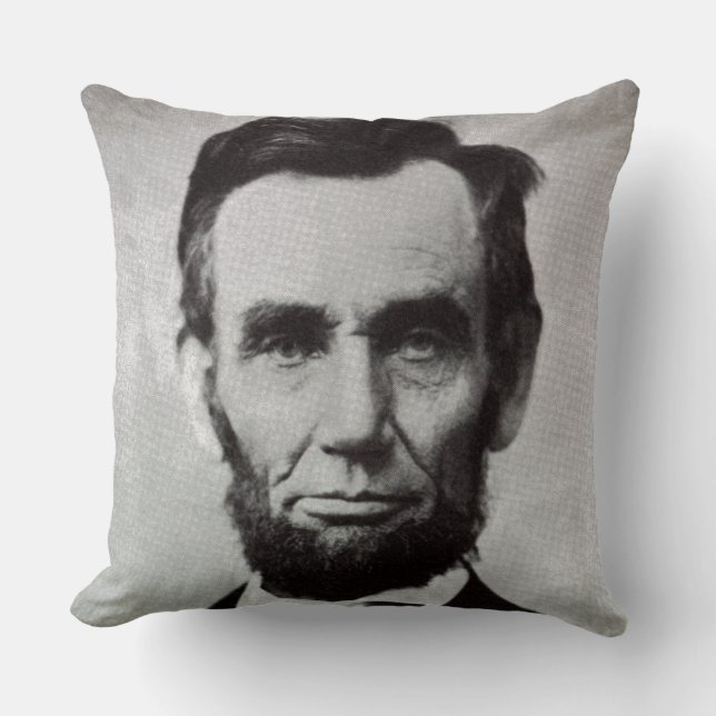 Portrait of Abe Lincoln 2 Cushion (Front)