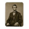 Portrait of Abraham Lincoln (1809-65) (b/w photo)