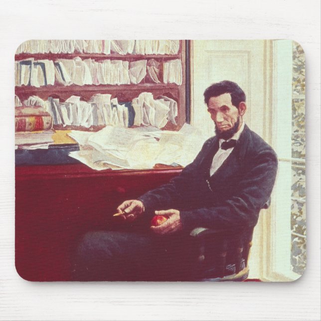Portrait of Abraham Lincoln Mouse Pad (Front)
