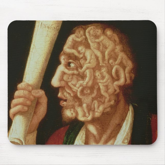Portrait of Adam (oil) Mouse Pad (Front)