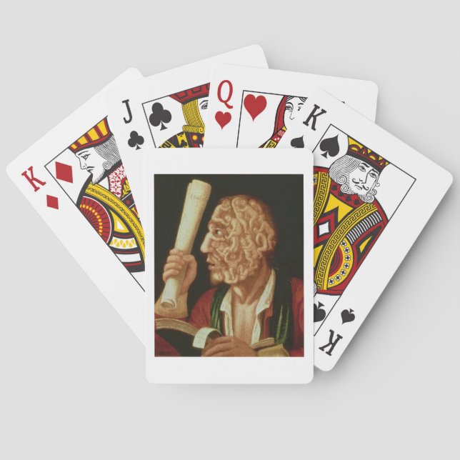 Portrait of Adam (oil) Playing Cards (Back)